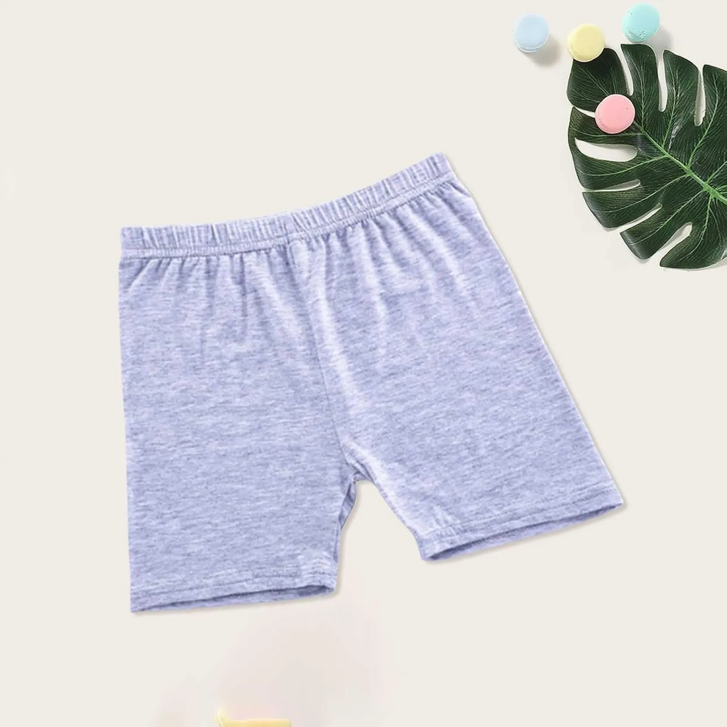 2 Pack Girls Bike Shorts Cotton Cartwheel Shorts for Toddler Girls Under Dress Dance Yoga Soccer Short Kids Biker