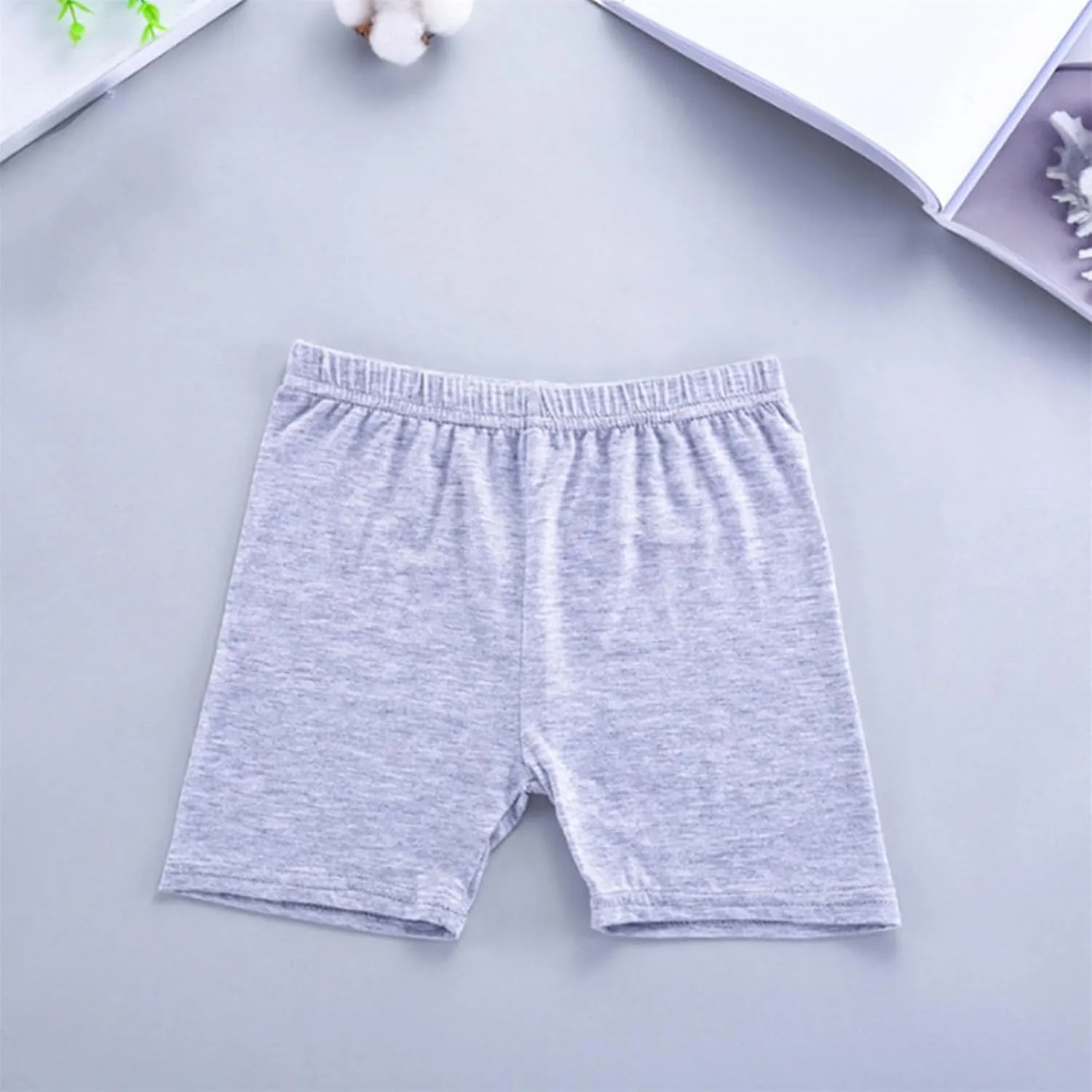 2 Pack Girls Bike Shorts Cotton Cartwheel Shorts for Toddler Girls Under Dress Dance Yoga Soccer Short Kids Biker