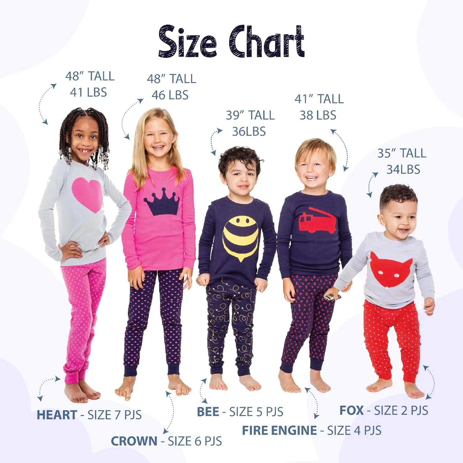 2-Piece Boys Pajamas - 100% Cotton Fleece, Kids & Toddler Pajamas - Tag-Free Boys Pjs - (12M - 8Y) Pajamas for Boys