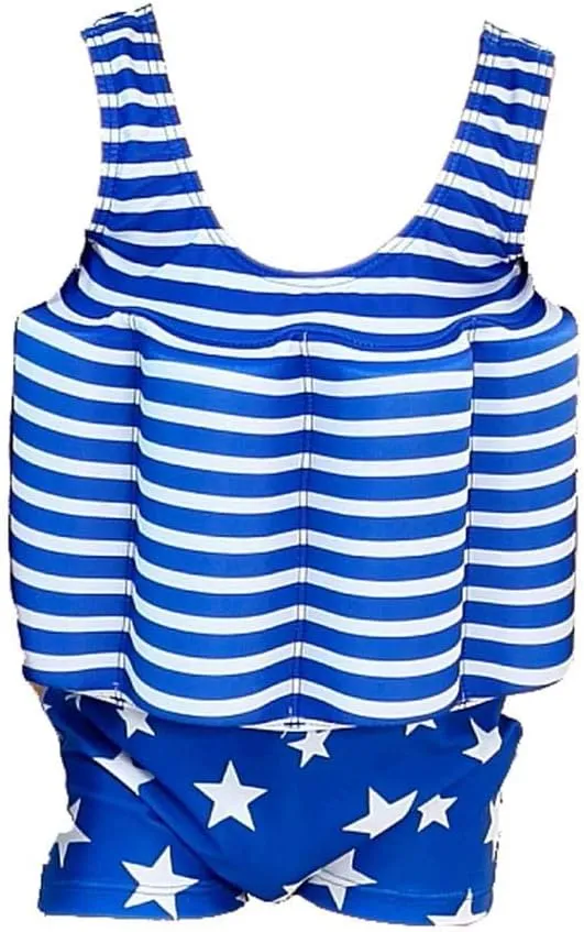 AFAVOM Floatation Swimsuits with Adjustable Buoyancy Sticks for Toddler Kid Baby Boy Girl Float Suit Swim Vest Bathing Suit