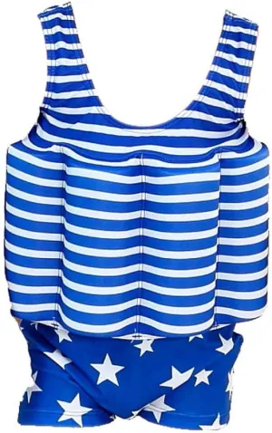 AFAVOM Floatation Swimsuits with Adjustable Buoyancy Sticks for Toddler Kid Baby Boy Girl Float Suit Swim Vest Bathing Suit