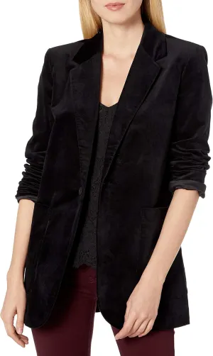 AG Adriano Goldschmied Baylee Womens Oversized Velvet Blazer