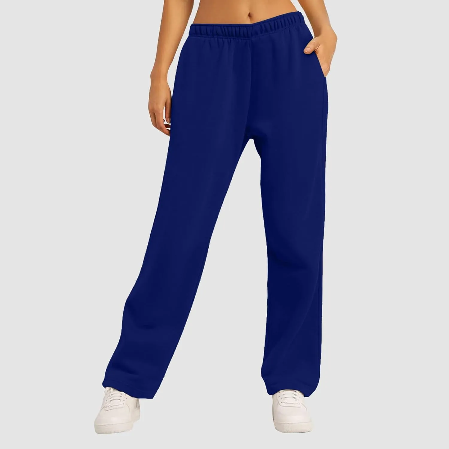 Aniywn Baggy Wide Leg Sweatpants for Women Joggers Workout Lounge with Pockets Yoga Pant Causal Drawstring High Waist Joggers