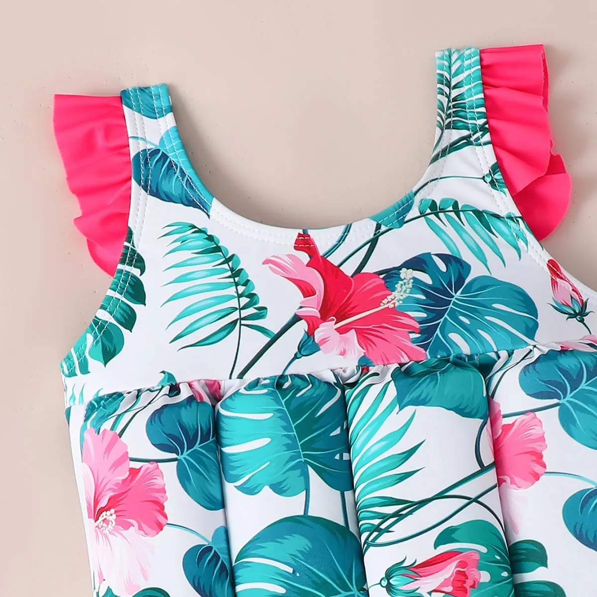 AWIBMK Kids Boys Girls One-Piece Floatation Swimsuit Float Suit Baby Vest Floating Bathing Suit Swimwear Swim