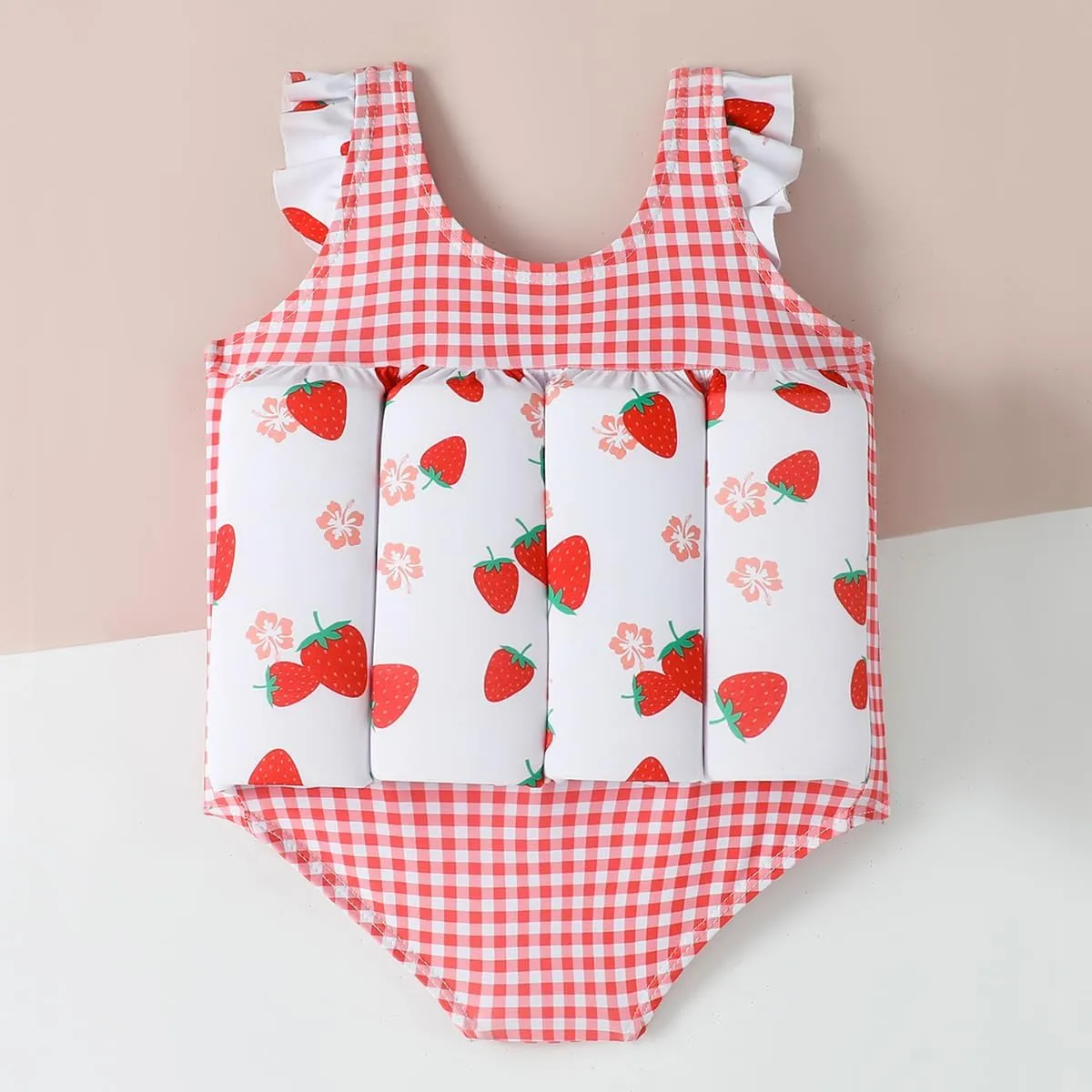 AWIBMK Kids Boys Girls One-Piece Floatation Swimsuit Float Suit Baby Vest Floating Bathing Suit Swimwear Swim