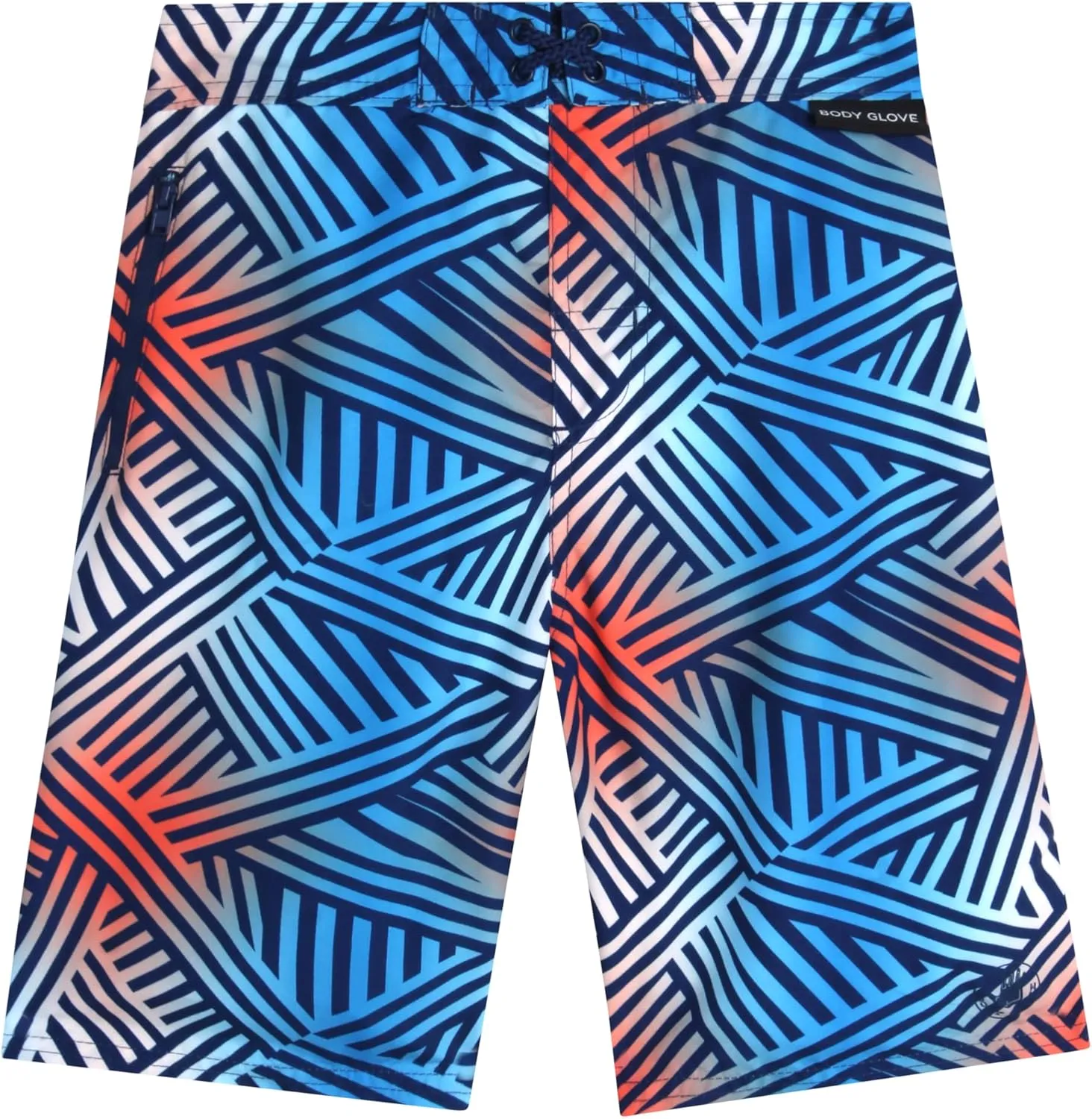 Body Glove Boys' Swim Trunks - UPF 50  Quick Dry Swim Shorts with Zipper Pocket - Swimwear Trunks for Boys (Sizes: 8-18)