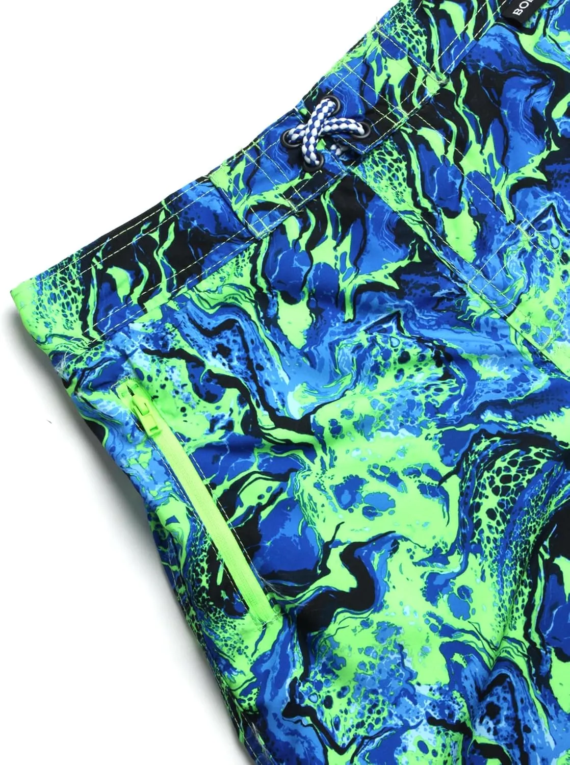 Body Glove Boys' Swim Trunks - UPF 50  Quick Dry Swim Shorts with Zipper Pocket - Swimwear Trunks for Boys (Sizes: 8-18)