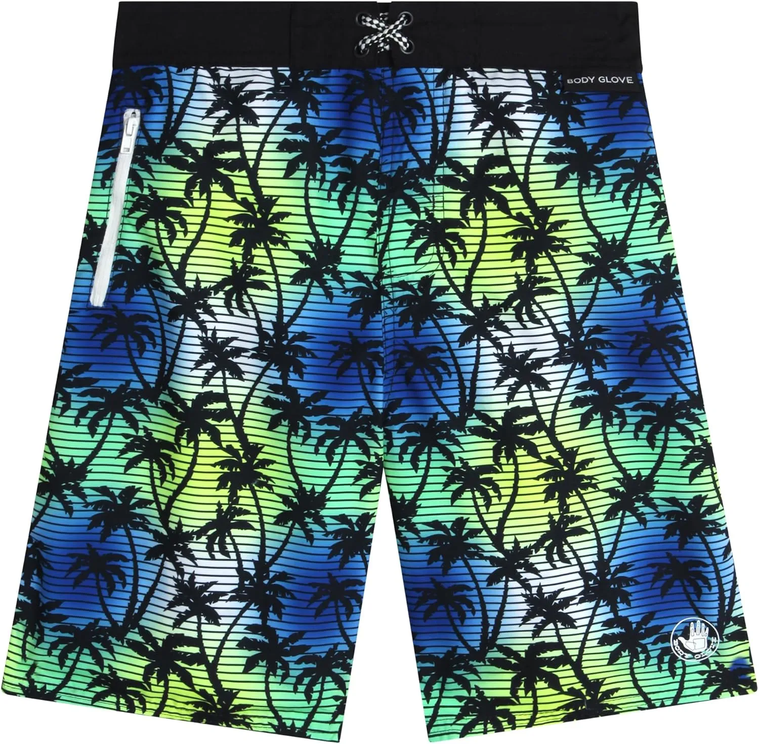 Body Glove Boys' Swim Trunks - UPF 50  Quick Dry Swim Shorts with Zipper Pocket - Swimwear Trunks for Boys (Sizes: 8-18)