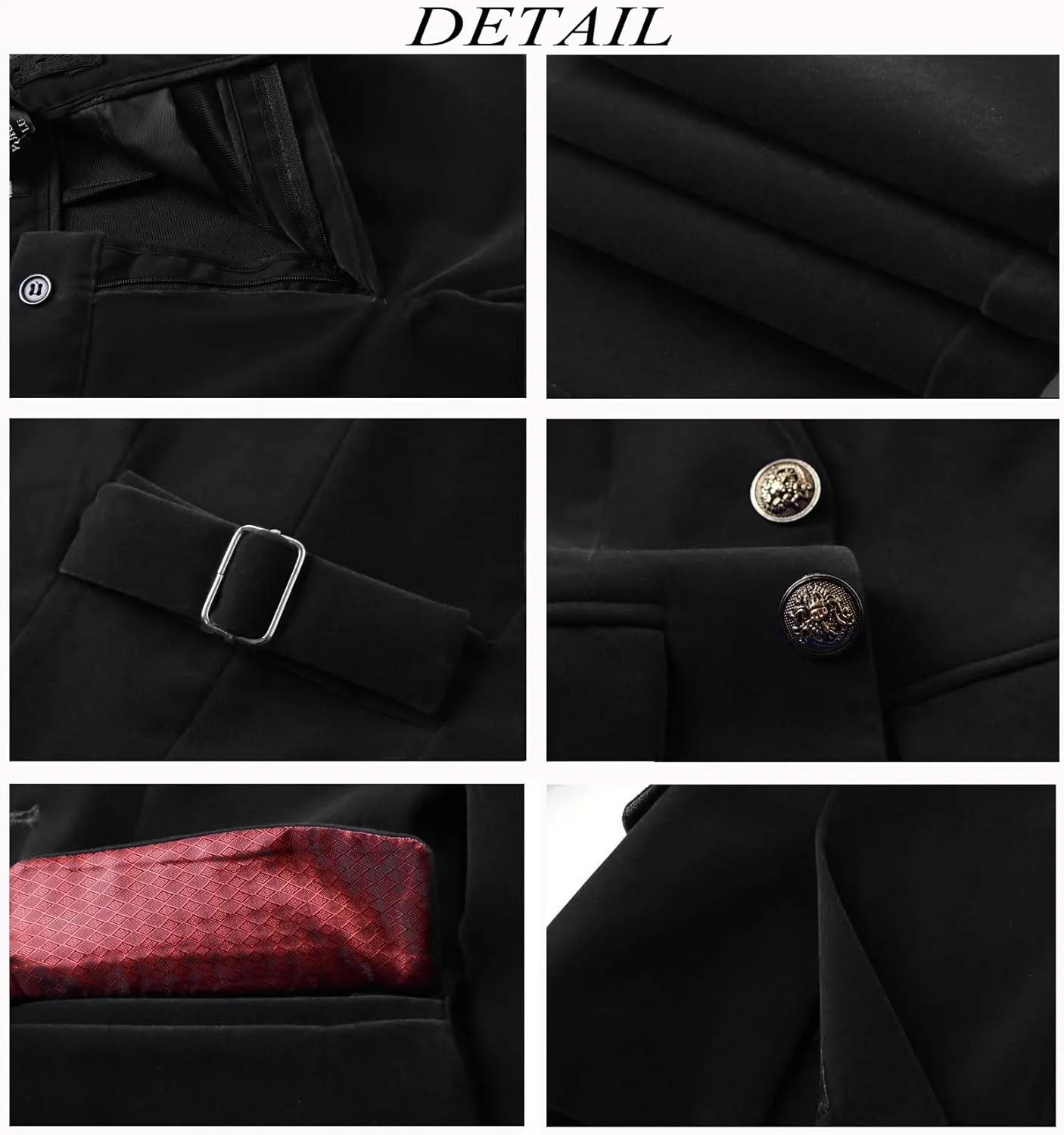 Boy Suits 5 Pieces Outfit Set Boys Velvet Suit Blazer Vest Pants Formal Tuxedo Slim Dresswear