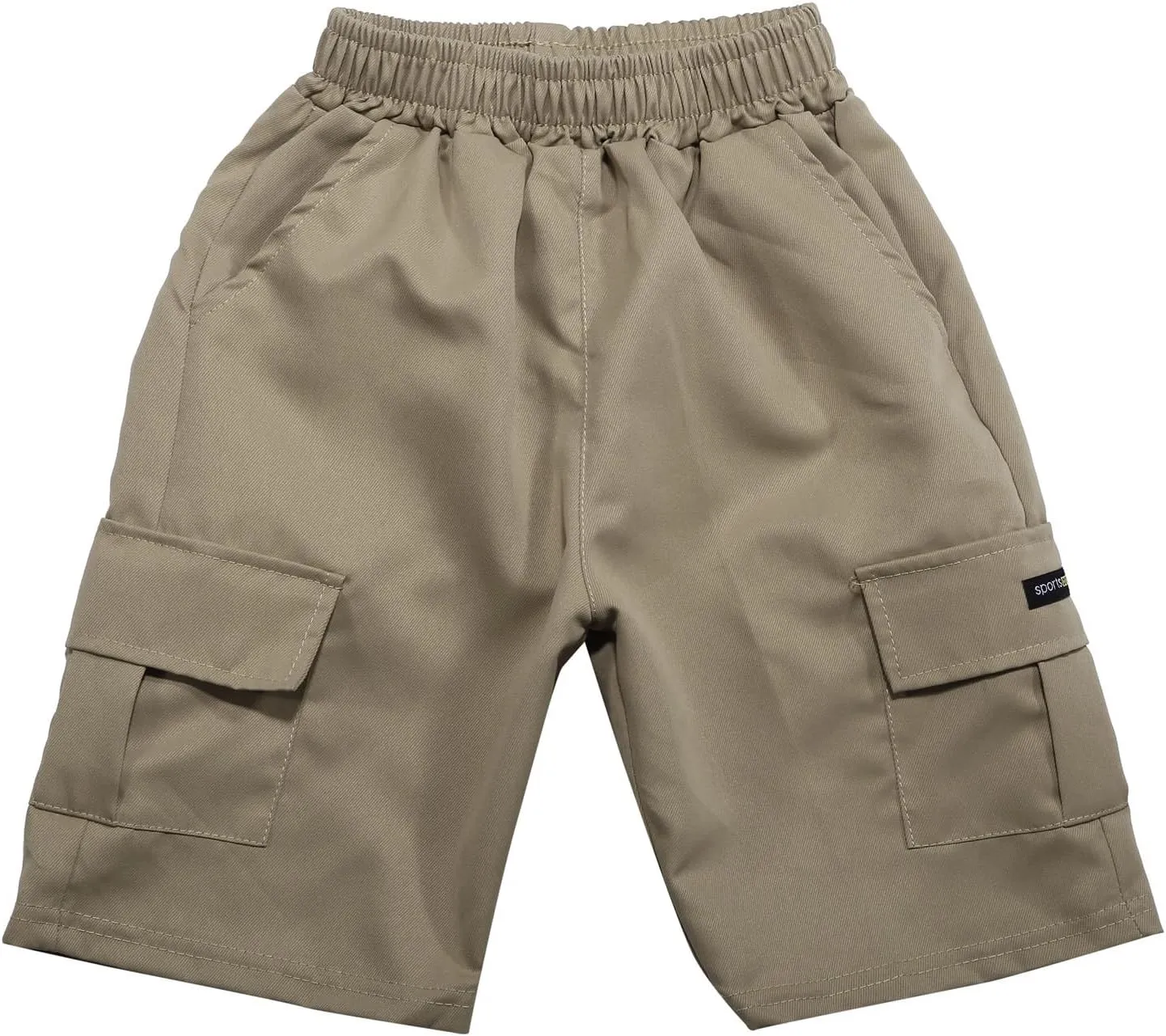 Boys Cargo Shorts Quick Dry Lightweight Straight Leg Pull-On Hiking Shorts for Sports Outdoor with Pockets