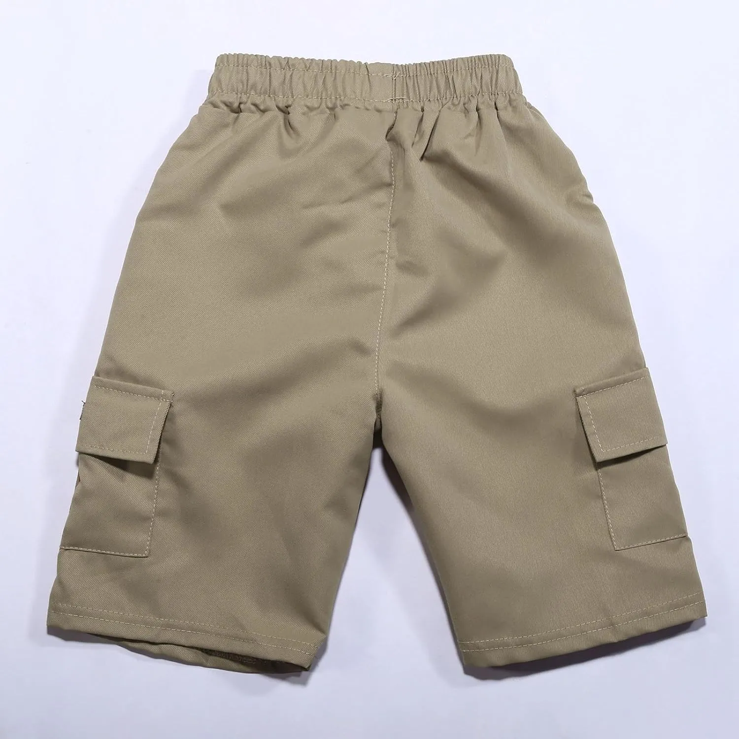 Boys Cargo Shorts Quick Dry Lightweight Straight Leg Pull-On Hiking Shorts for Sports Outdoor with Pockets