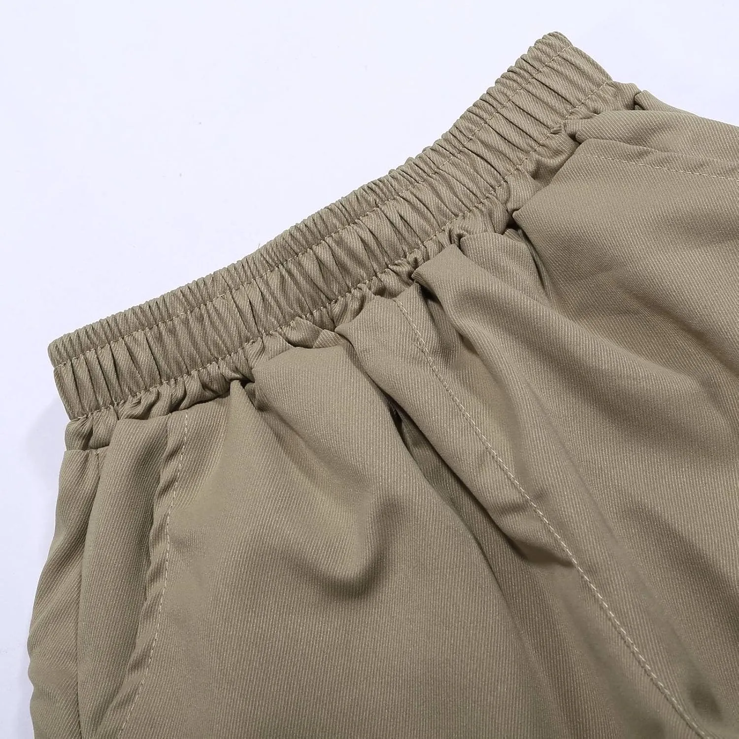 Boys Cargo Shorts Quick Dry Lightweight Straight Leg Pull-On Hiking Shorts for Sports Outdoor with Pockets