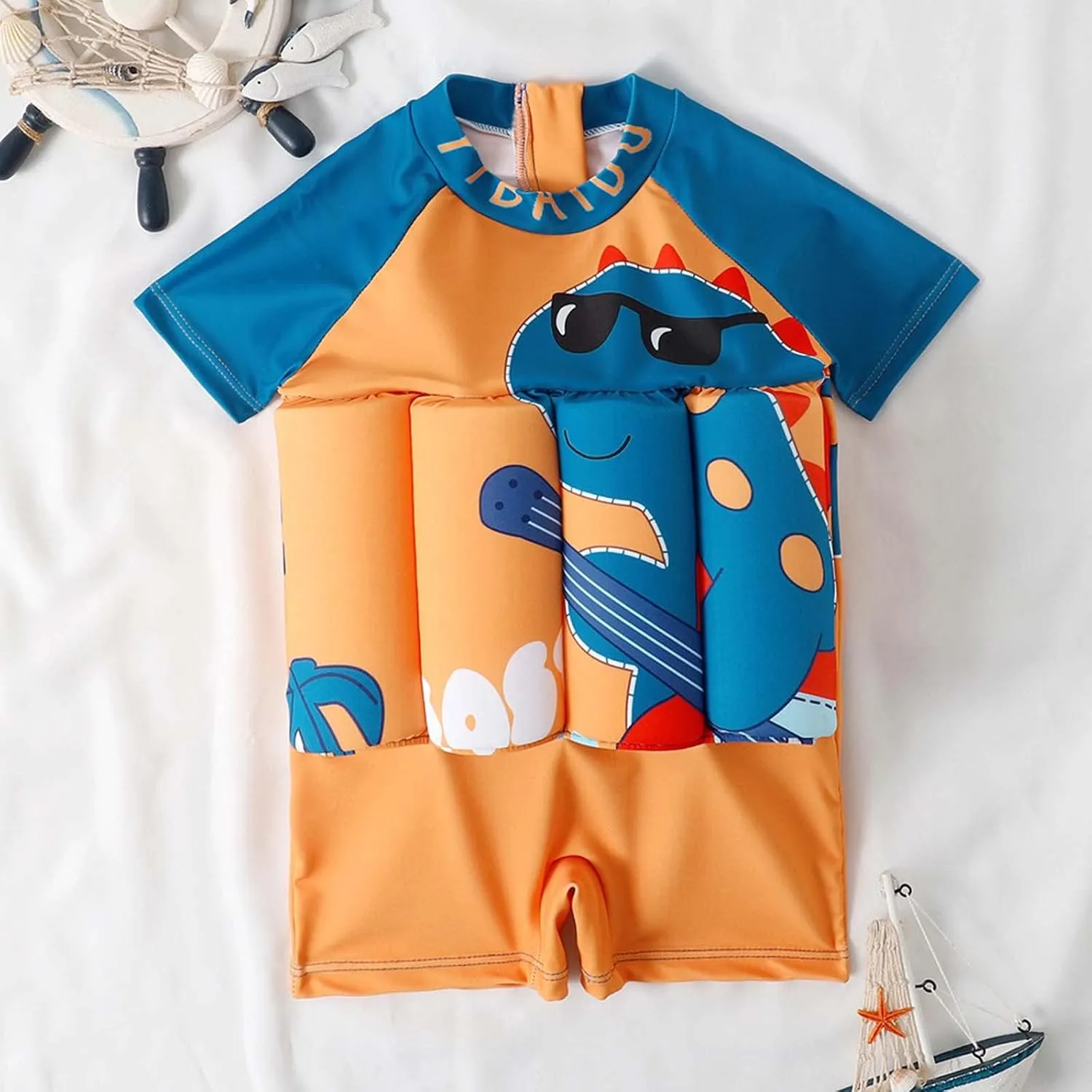 Boys Swimsuit 6M-4Y Summer Floating Swimwear with Adjustable Buoyancy Baby Boy Girl Sun Floating Swimwear Swim Vesrt