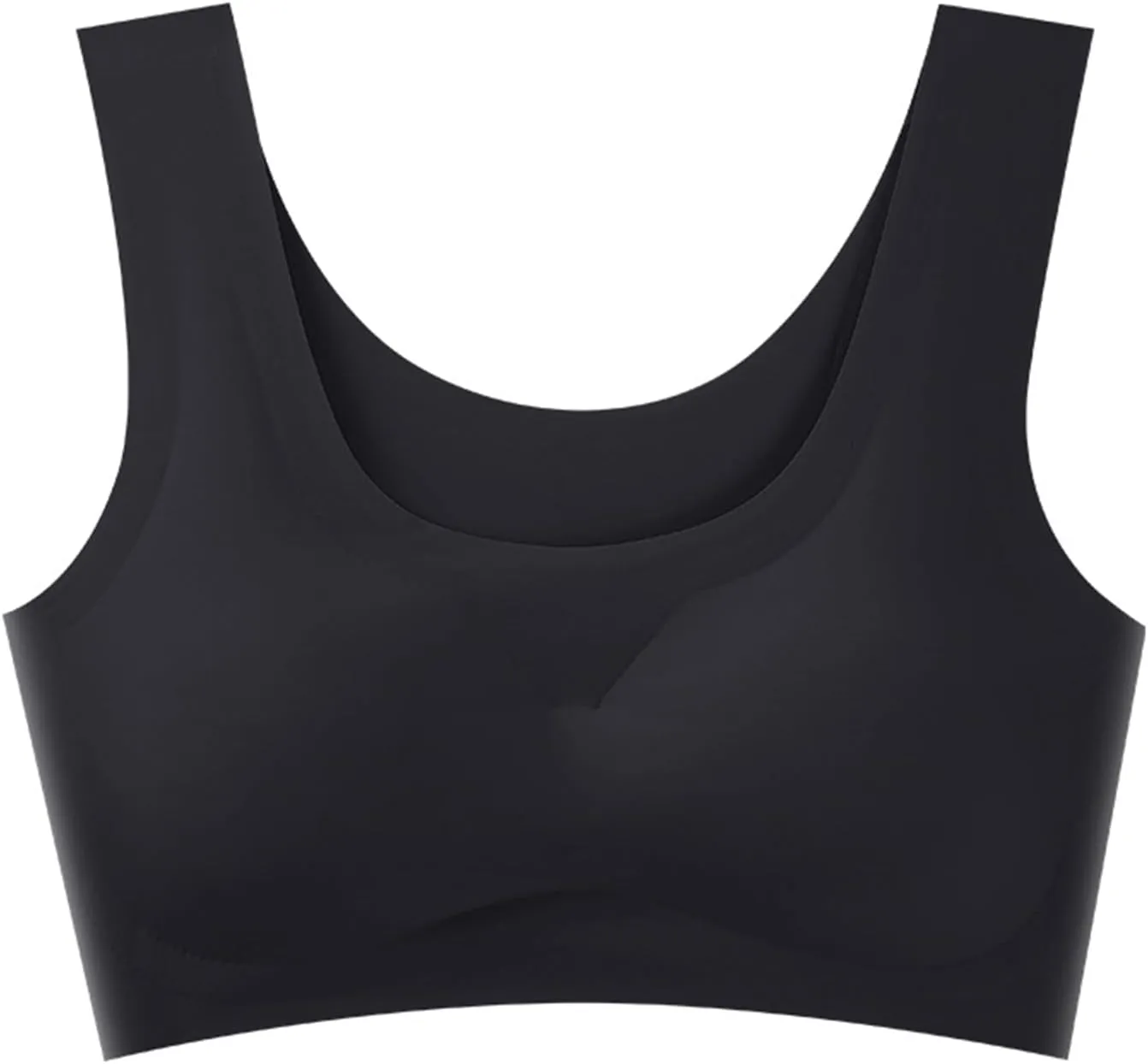 Bras for Women No Underwire Plus Size Seamless Wireless Push up Bra Ultra Comfort Soft Ice Silk Sports Yoga Underwear
