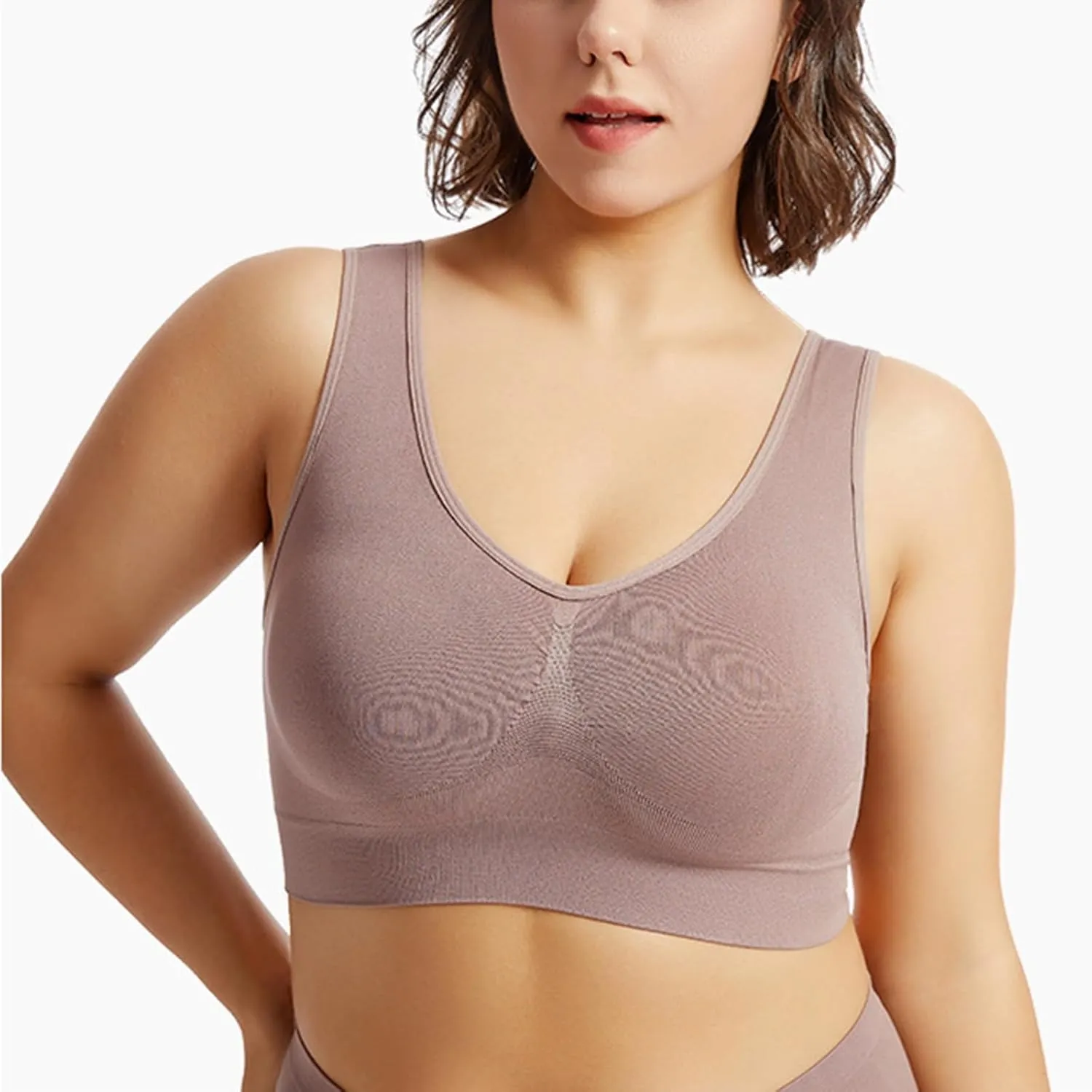 Breathable Sports Bras for Women Anti-Sagging Breasts Cool Liftup Air Bras 2025 Plus Size Comfort Wireless Yoga Bra