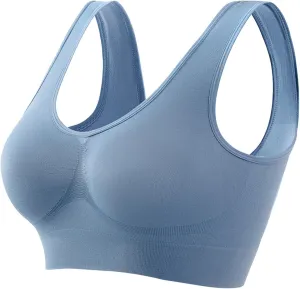 Breathable Sports Bras for Women Anti-Sagging Breasts Cool Liftup Air Bras 2025 Plus Size Comfort Wireless Yoga Bra