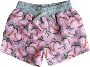 Caden Lane Boys Swim Trunks, Chlorine Resistant, Quick-Drying, Stretchy Swim Shorts with Mesh Lining for Baby, Toddler & Kids