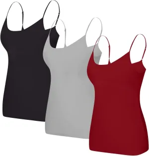Camisole Bras for Women Womens Camisoles Tops with Built in Padded Bra Basic Breathable Tank Top
