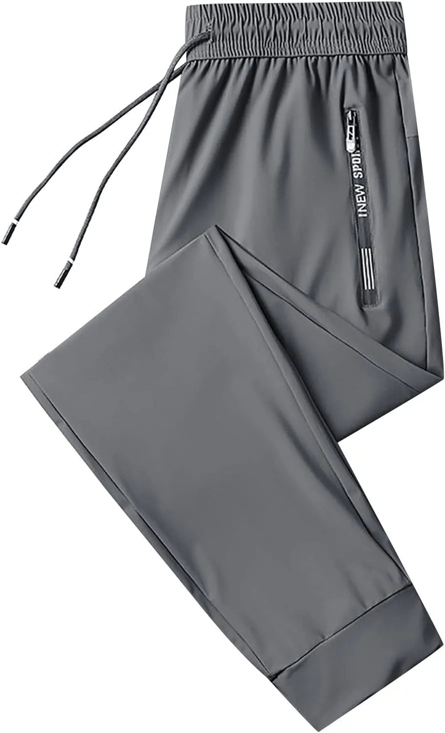Cargo Work Pant Men Elastic Waist Casual Cargo Pants Athletic Sweatpants with Pockets Joggers Sweat Pant