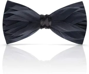 Feather Bow Ties for Men Original Luxury Elegant Wedding Bow Tie Pre-Tied Handmade Mens Bowties for Tuxedo