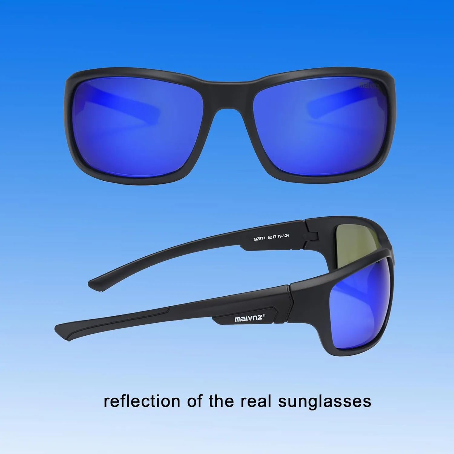 Floating Polarized Fishing Sunglasses for Men UV Protection Fishing Glasses Boating Kayaking Water Sport Glasses