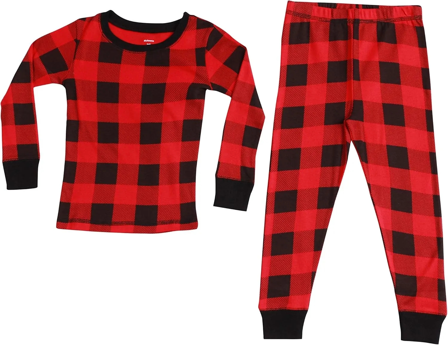 #followme Matching Family Pajamas Buffalo Plaid