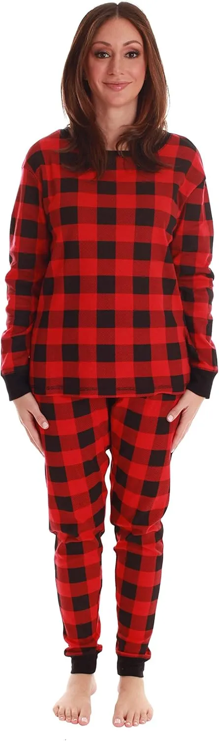#followme Matching Family Pajamas Buffalo Plaid