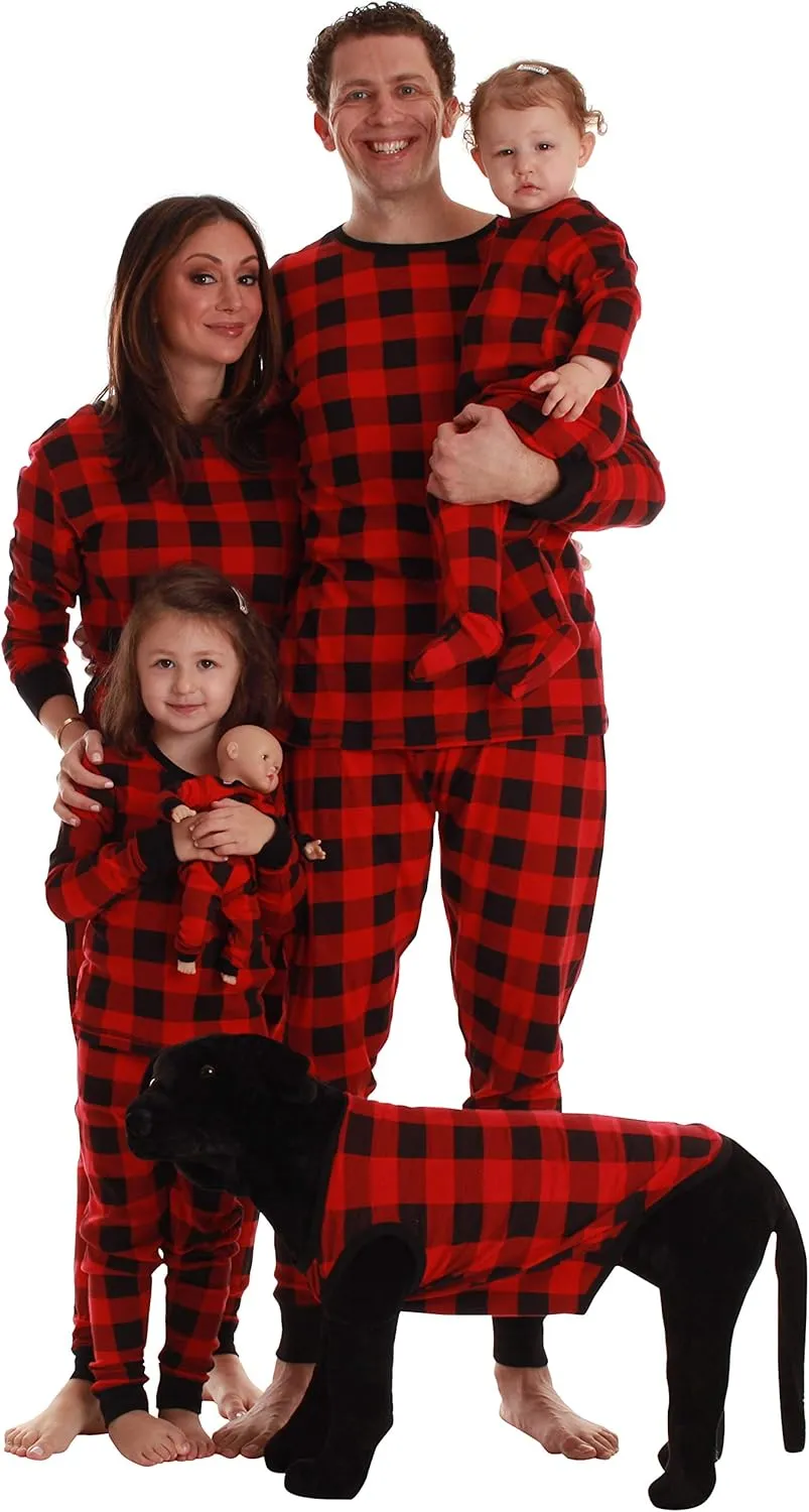 #followme Matching Family Pajamas Buffalo Plaid