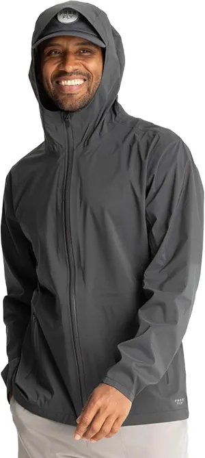 Free Fly Men's Cloudshield Rain Jacket - Fully Waterproof, Light Raincoat for Men