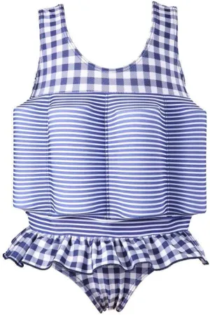 FYMNSI Kids Baby Floatation Swimsuit with Adjustable Buoyancy Float Suit Swim Vest One Piece Floating Swimwear for Boys Girls