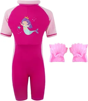 Gogokids Float Swimsuit for Boys Girls, Kids One Piece Swimwear Float Suit for Swimming Trainer