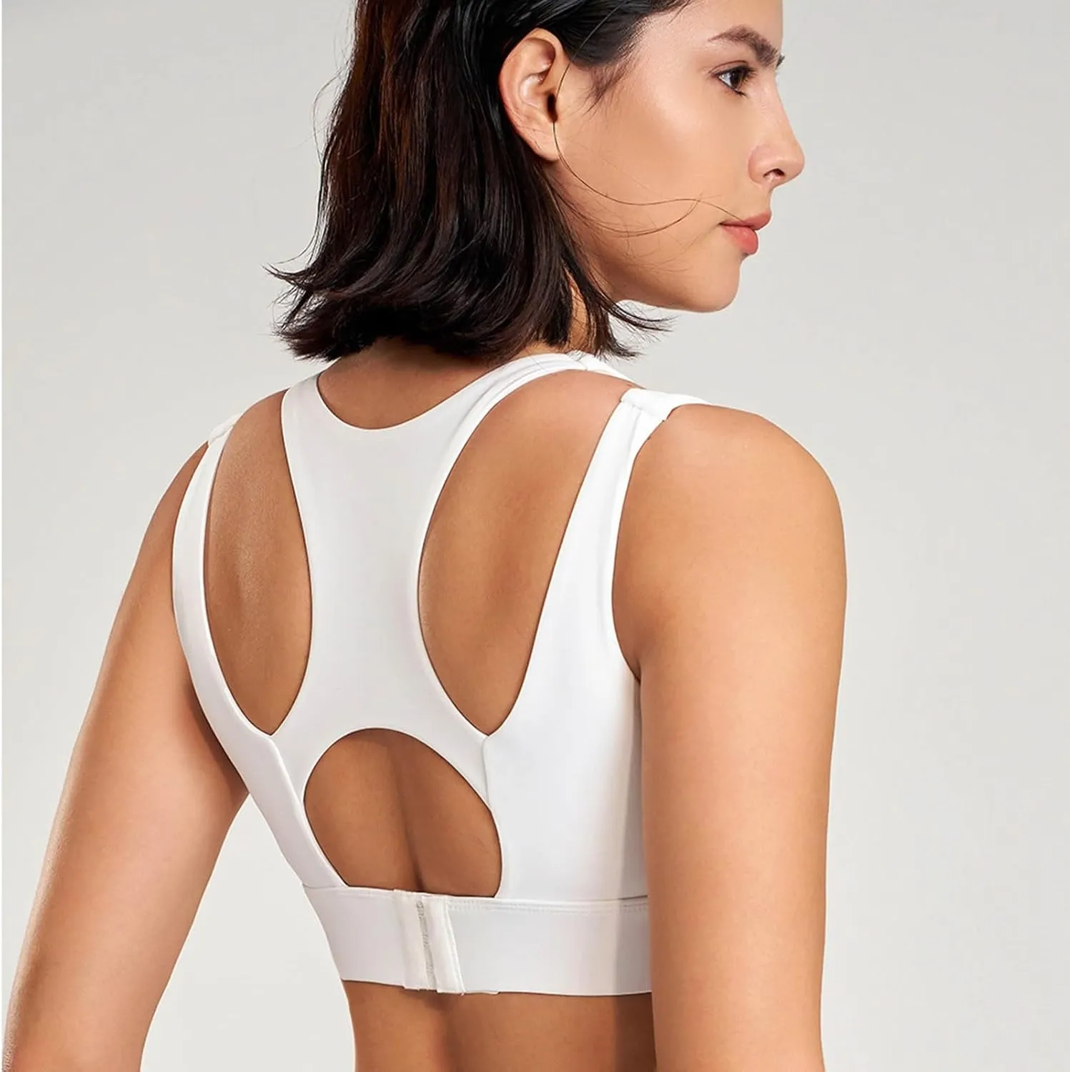 High Impact Sports Bras for Women Quick Dry Seamless Support Workout Bras Wirefree Yoga Running Active Athletic Bras