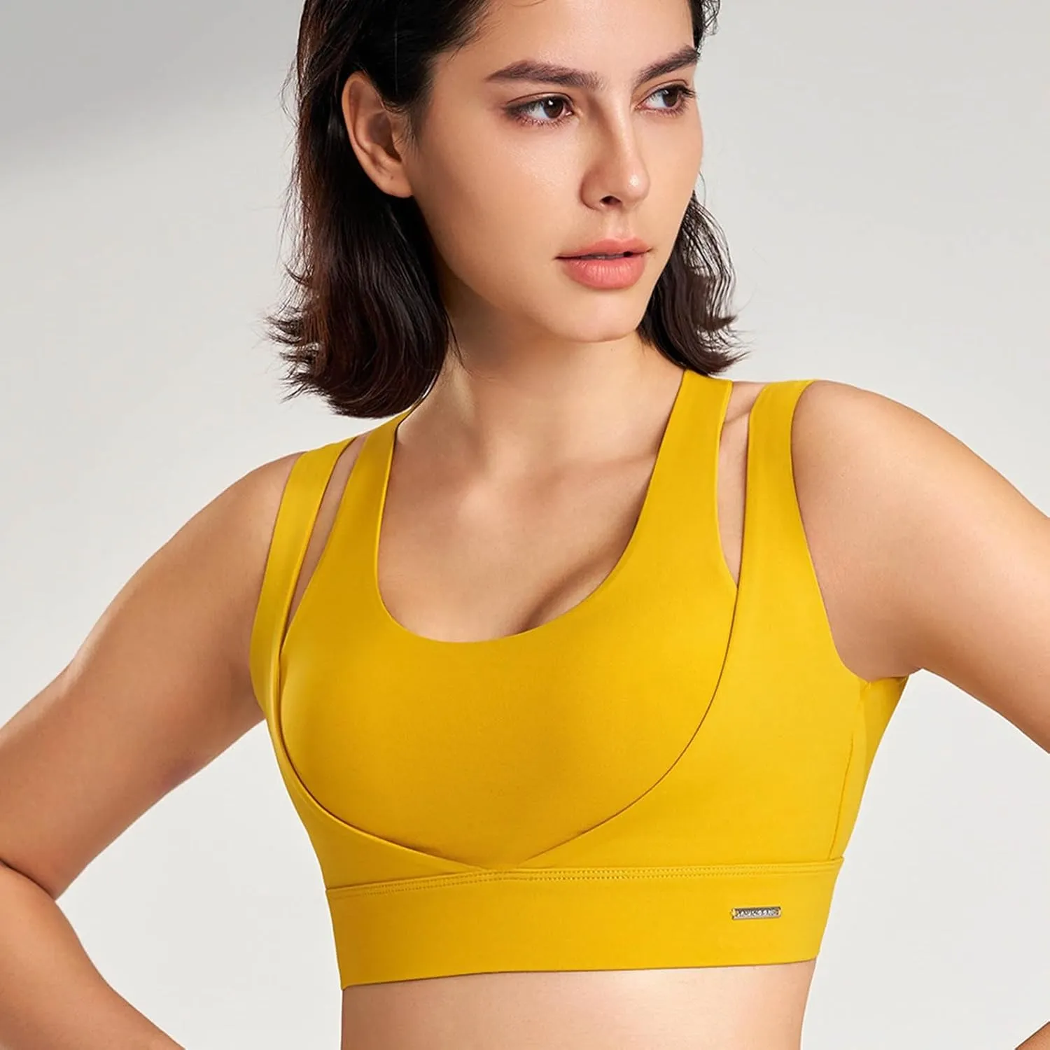 High Impact Sports Bras for Women Quick Dry Seamless Support Workout Bras Wirefree Yoga Running Active Athletic Bras