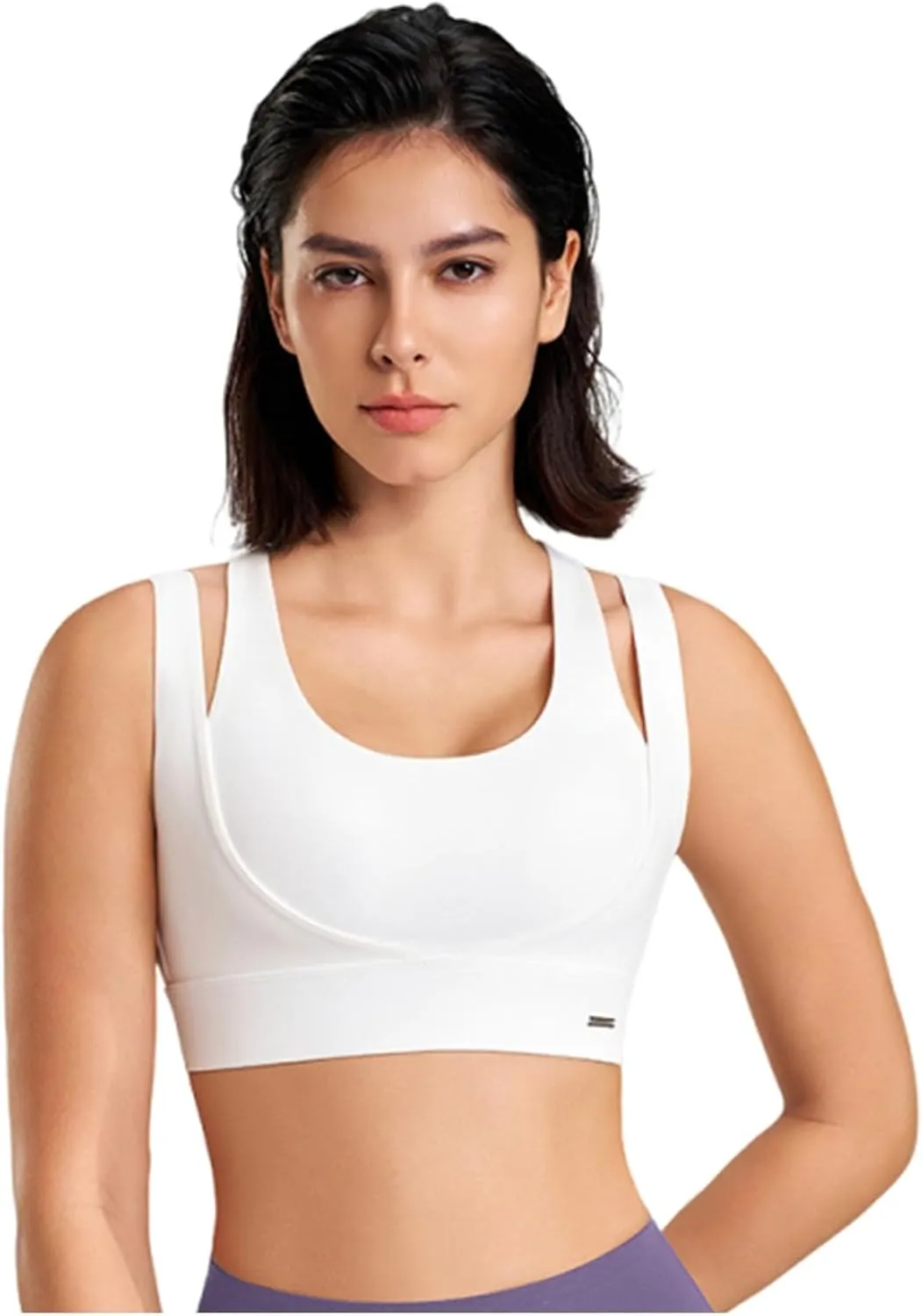 High Impact Sports Bras for Women Quick Dry Seamless Support Workout Bras Wirefree Yoga Running Active Athletic Bras