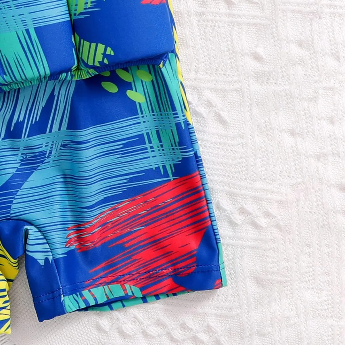 IBTOM CASTLE Kids Float Swimsuit Buoyancy Sticks for Baby Boys Girls One Piece Floating Swim Vest Training Aid Swimwear