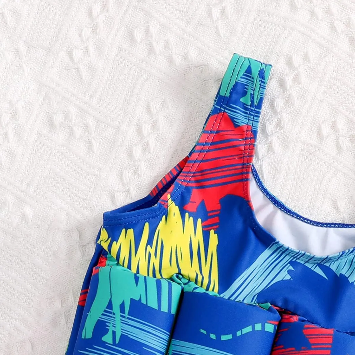 IBTOM CASTLE Kids Float Swimsuit Buoyancy Sticks for Baby Boys Girls One Piece Floating Swim Vest Training Aid Swimwear