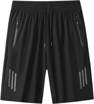 Iced Active Shorts for Men,Icedactive Breathable Quick Drying Ice Silk Shorts Comfy Fit Stretchy Travel Beach Short
