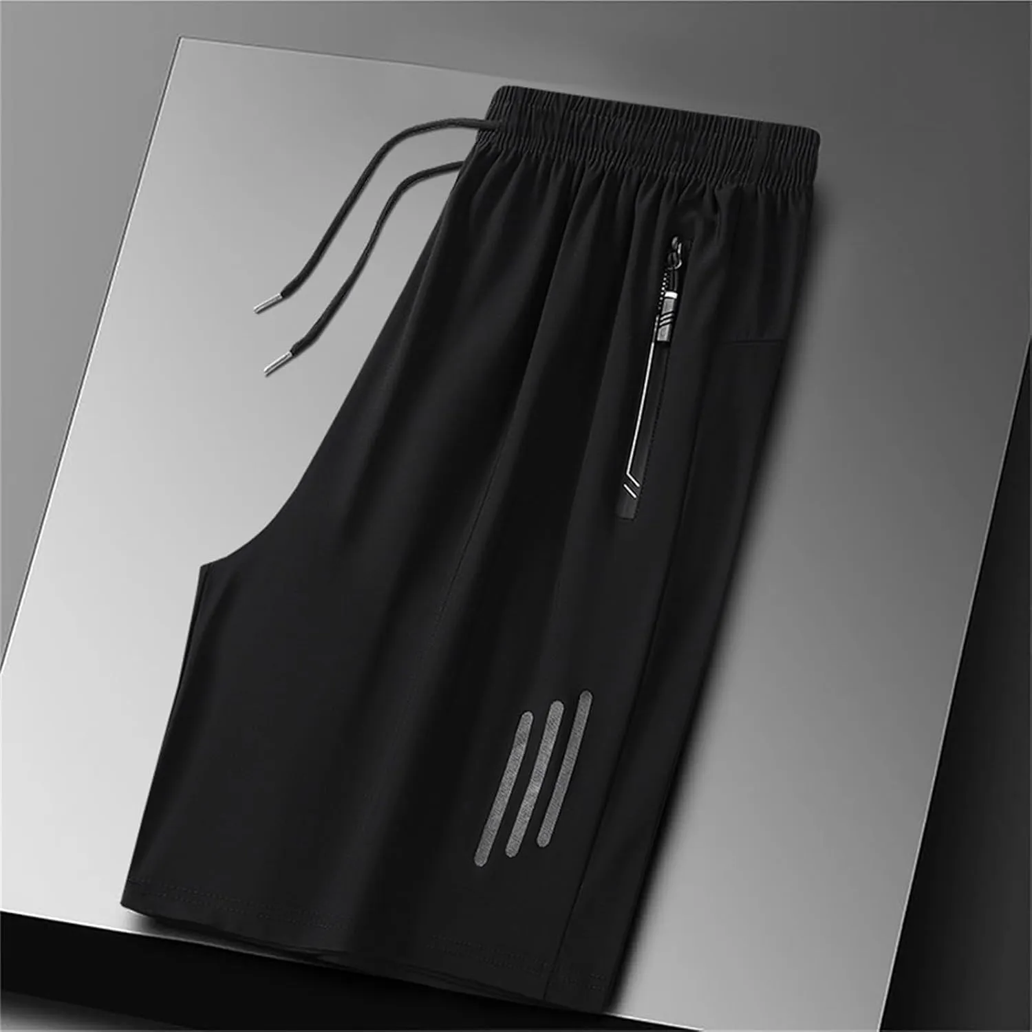 Iced Active Shorts for Men,Icedactive Breathable Quick Drying Ice Silk Shorts Comfy Fit Stretchy Travel Beach Short