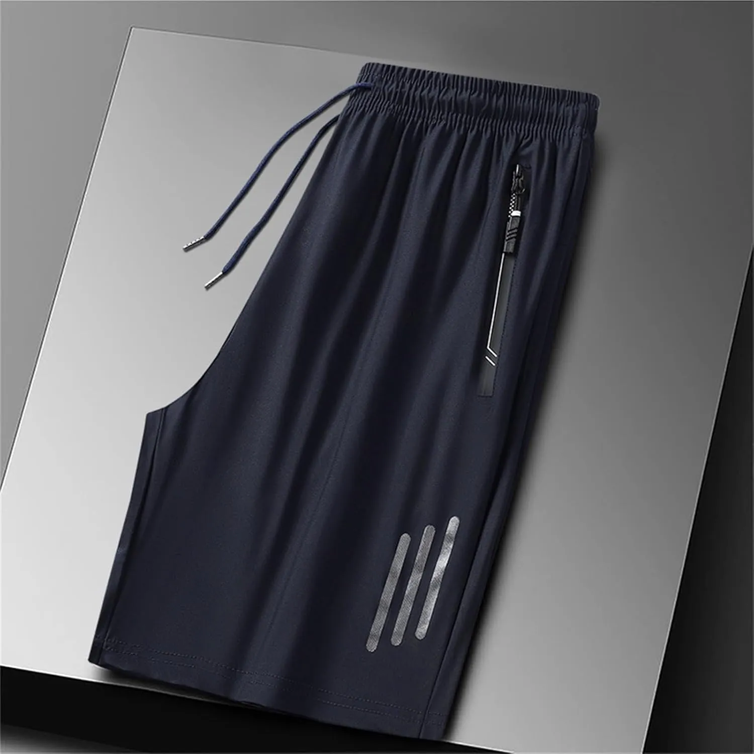 Iced Active Shorts for Men,Icedactive Breathable Quick Drying Ice Silk Shorts Comfy Fit Stretchy Travel Beach Short