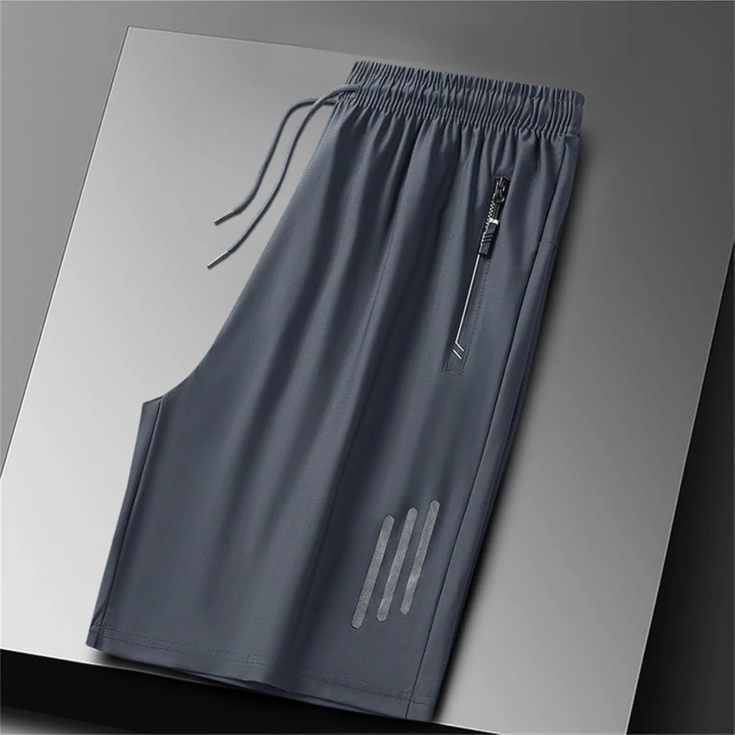 Iced Active Shorts for Men,Icedactive Breathable Quick Drying Ice Silk Shorts Comfy Fit Stretchy Travel Beach Short