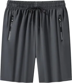 Iced Active Shorts for Men,Icedactive Breathable Quick Drying Ice Silk Shorts Comfy Fit Stretchy Travel Beach Short
