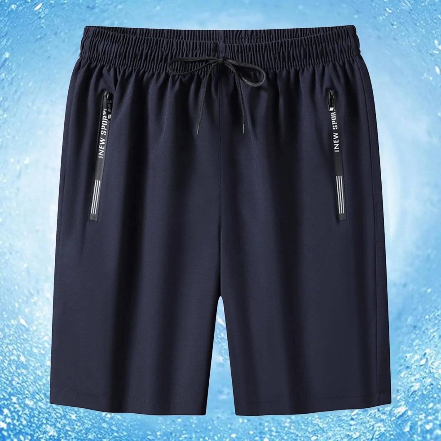 Iced Active Shorts for Men,Icedactive Breathable Quick Drying Ice Silk Shorts Comfy Fit Stretchy Travel Beach Short
