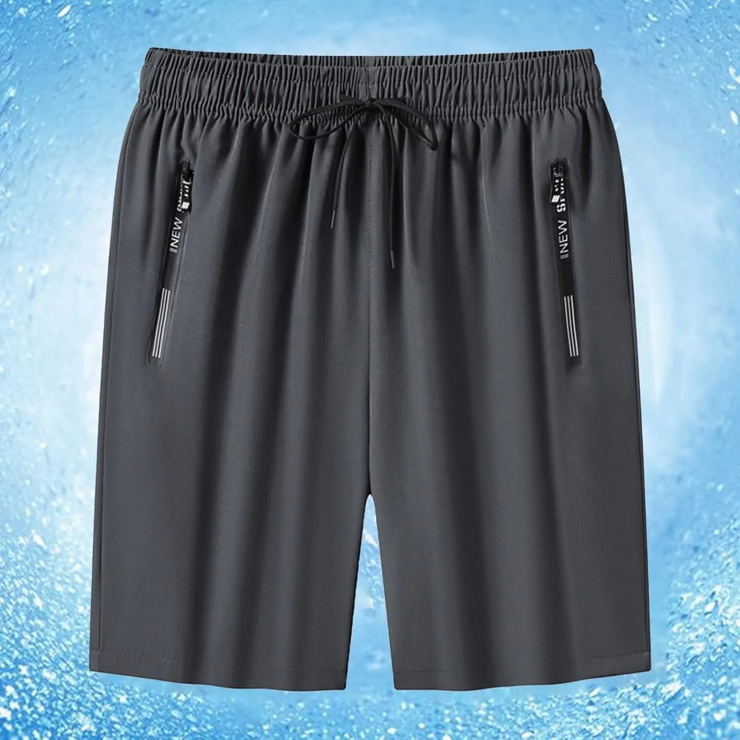 Iced Active Shorts for Men,Icedactive Breathable Quick Drying Ice Silk Shorts Comfy Fit Stretchy Travel Beach Short