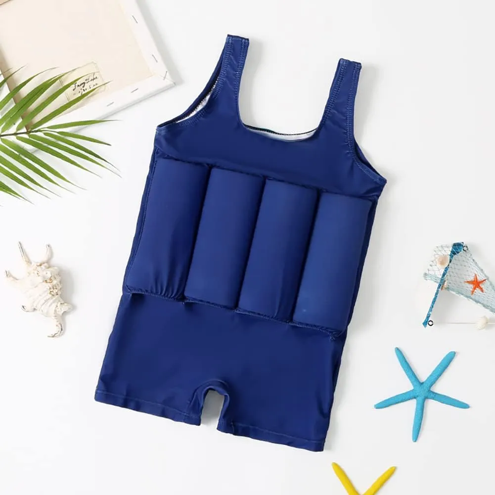 IWEMEK Boys Girls Floatation Swimsuit with Adjustable Buoyancy Baby One Piece Swimwear Float Suit Swim Vest Bathing Suit