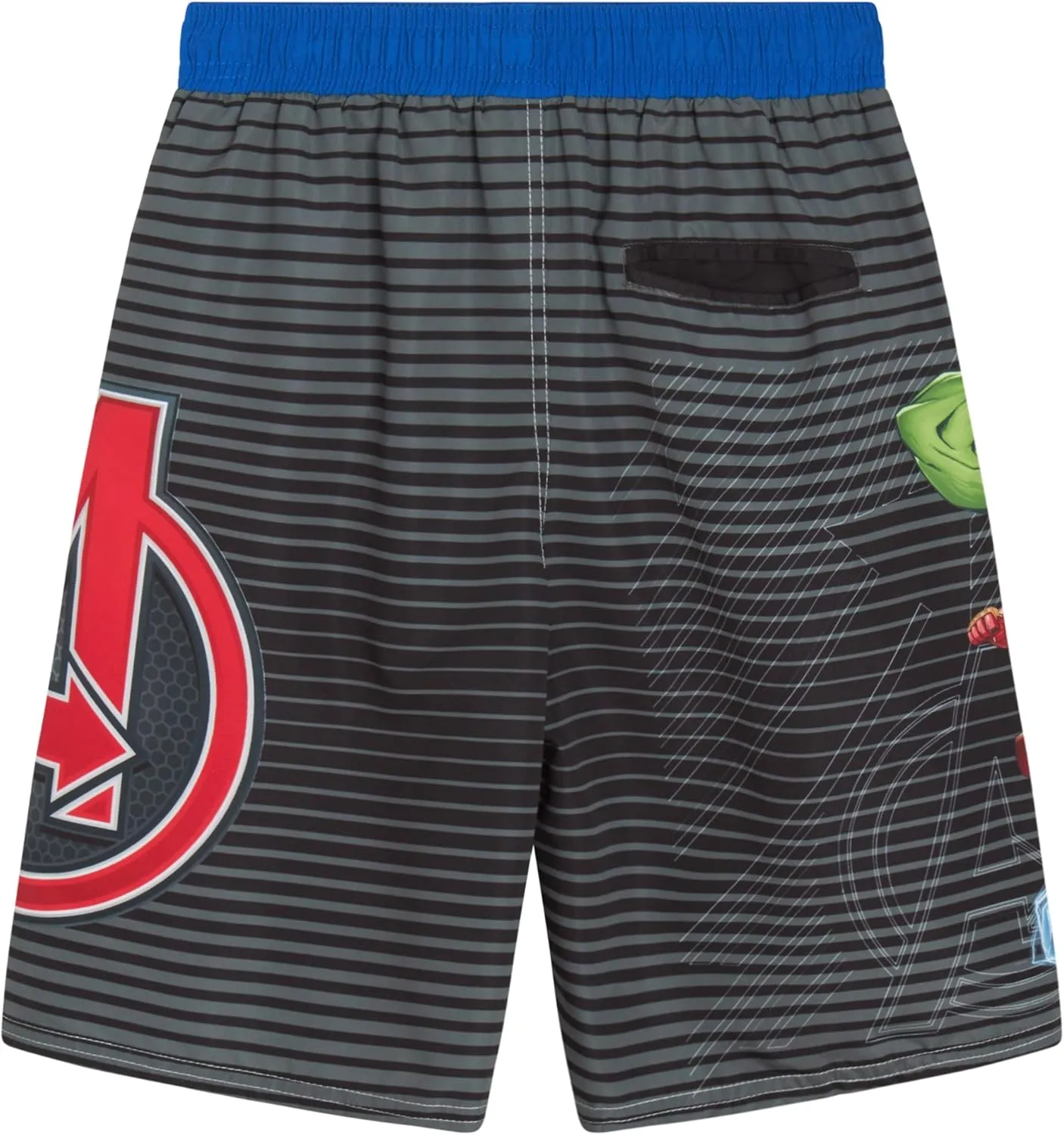 Marvel Boys Swim Trunks - Avengers Spiderman Captain America Hulk Iron Man Black Panther UPF 50  Quick Dry Boys Swim Shorts