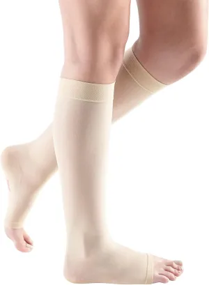 mediven Sheer & Soft for Women, 20-30 mmHg - Open Toe, Knee High Compression Stockings, Sheer Hosiery