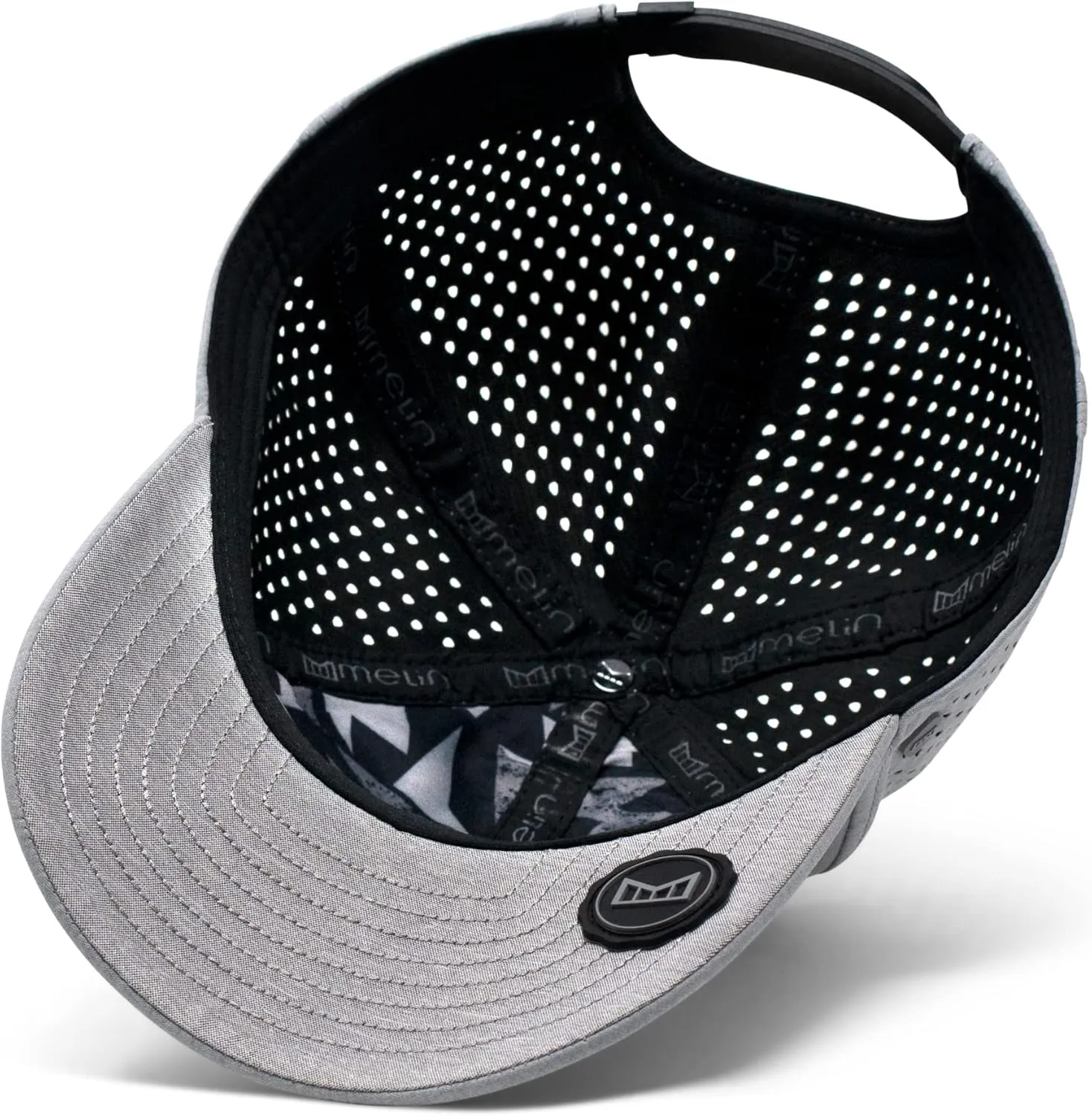 melin A-Game Hydro, Performance Snapback Hats, Water-Resistant Baseball Caps for Men & Women, Golf, Running, or Workout Hat
