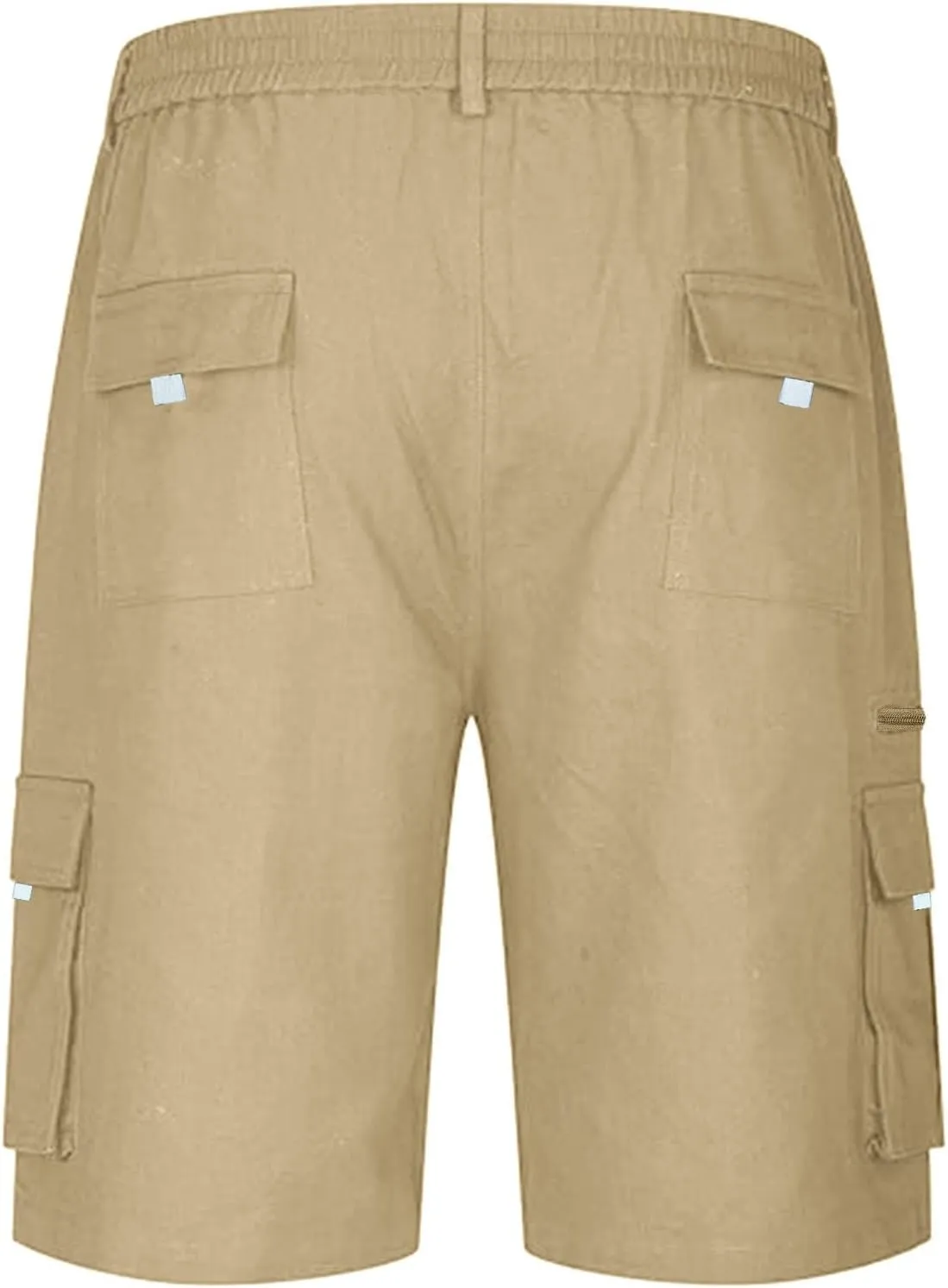 Men's Cargo Combat Pants Casual Linen Stretch Elasticated Waist Pant Fashion Sweatpant Joggers Running Workout