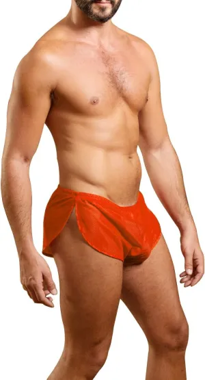 Mens Extreme Mesh Shorts with Large Split Sides