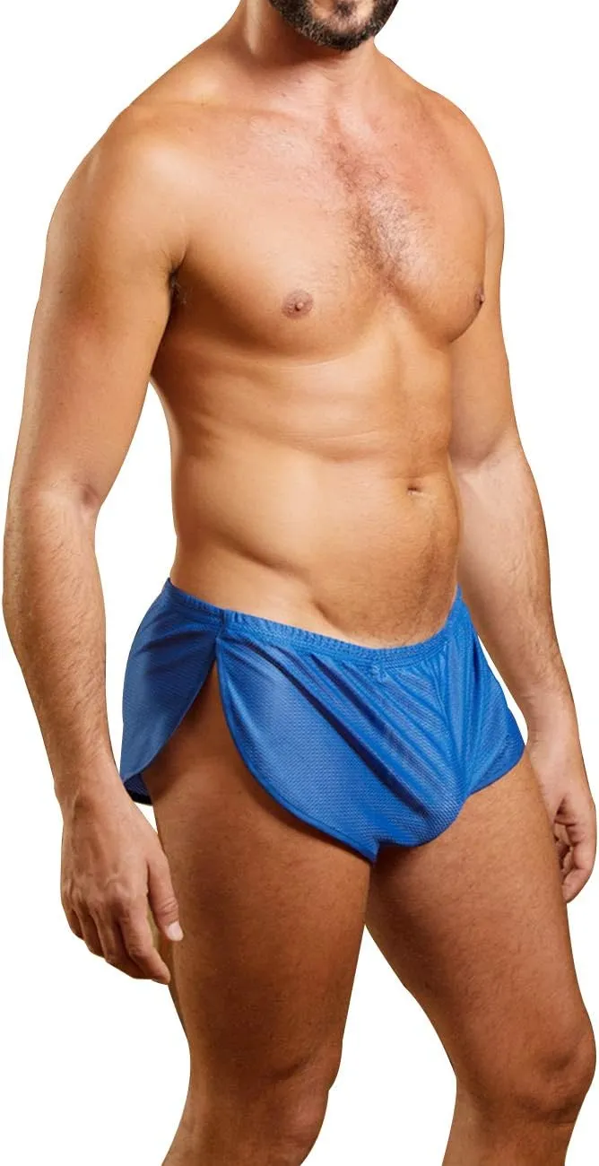 Mens Extreme Mesh Shorts with Large Split Sides